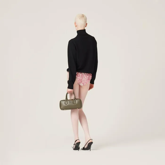 Women Knitwear Miu Miu Cashmere Turtleneck Sweater Black Women Knitwear Miu Miu Cashmere Turtleneck Sweater Black