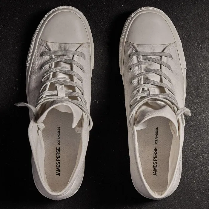 Women LaceUps James Perse Women039S High Top Vulcanized Sneaker Canvas