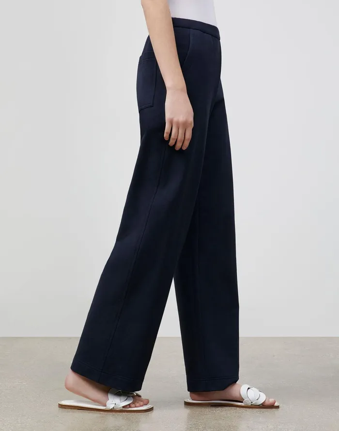 Women Lafayette 148 New York Pants and Shorts PlusSize Webster Ankle Pant In Ultra Comfort French Terry Ink