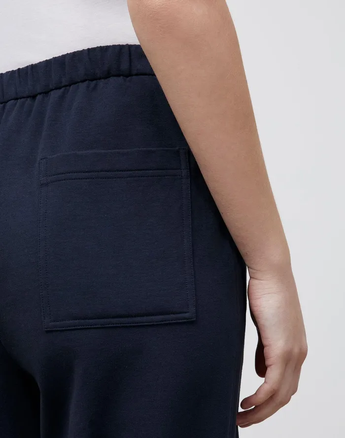 Women Lafayette 148 New York Pants and Shorts PlusSize Webster Ankle Pant In Ultra Comfort French Terry Ink