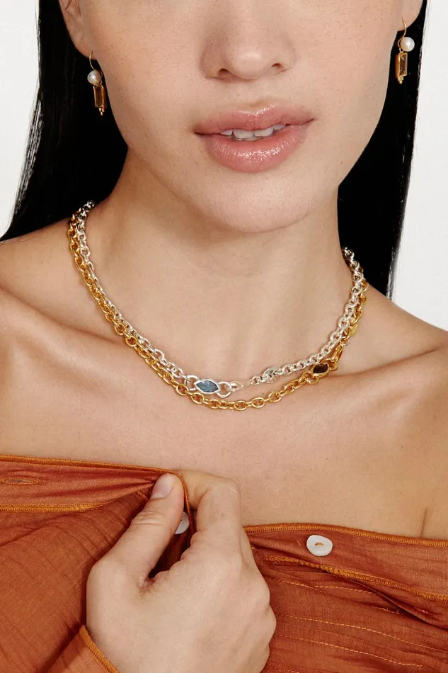 Women Leona Chain Necklace Labradorite Chan Luu Necklaces