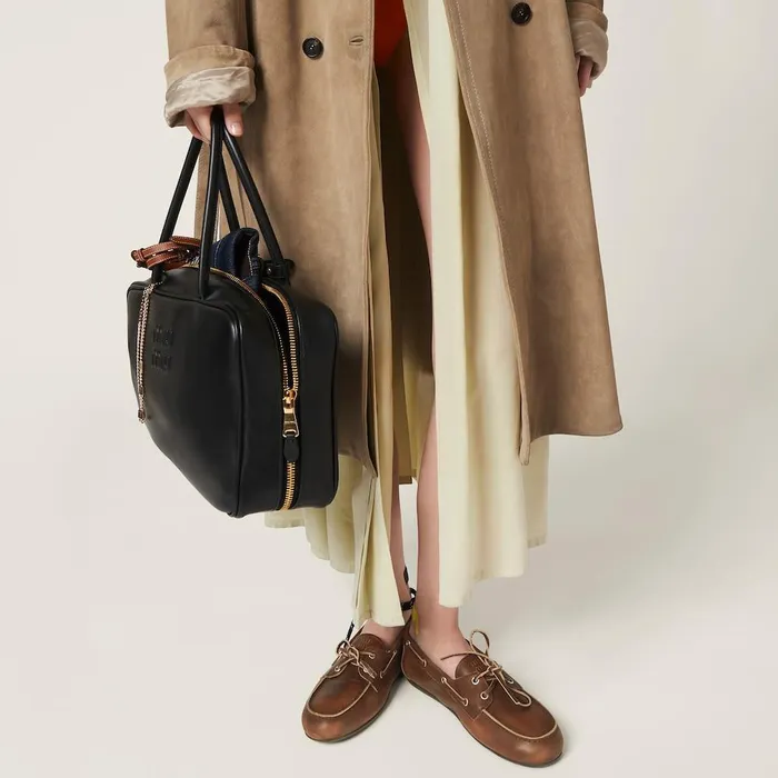 Women Loafers And LaceUps Miu Miu Unlined Bleached Leather Loafers Sienna Women Loafers And LaceUps Miu Miu Unlined Bleached Leather Loafers Sienna