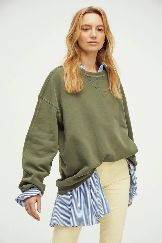 Women Loungewear Free People Over And Out Pullover Willow