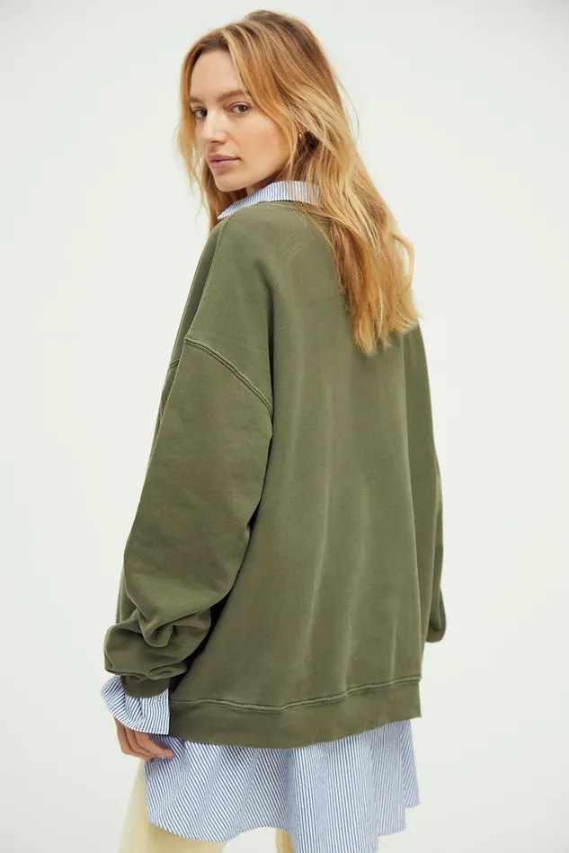 Women Loungewear Free People Over And Out Pullover Willow