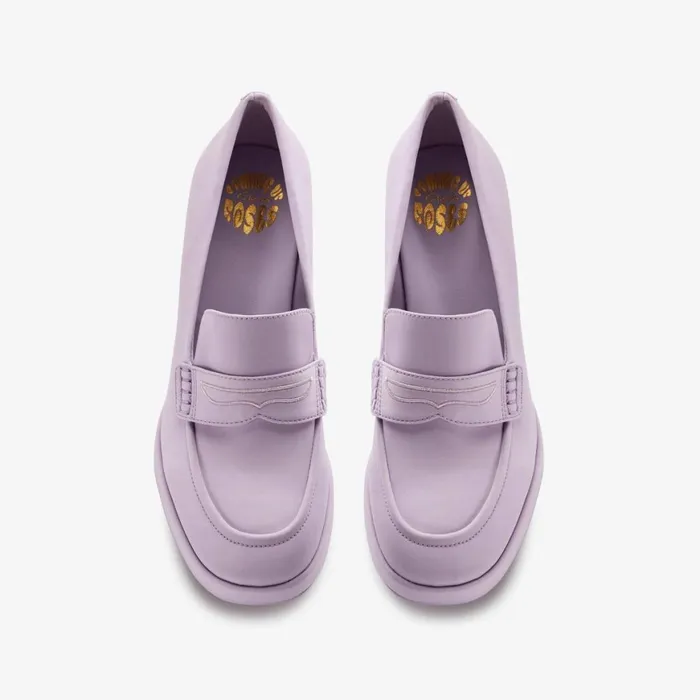 Women Martine Roses Loafer 2 Lilac Textile Clarks Loafers and Oxfords