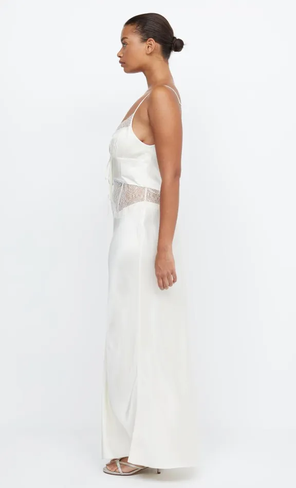 Women Maxi Dresses Bec Bridge CELINE TIE MAXI DRESS 8211 CREAMCREAM