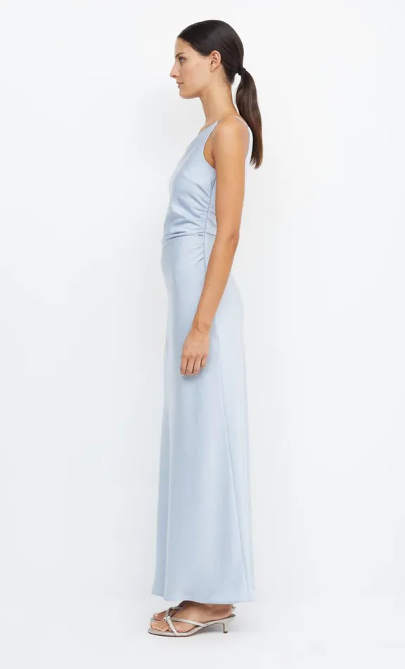 Women Maxi Dresses Bec Bridge ETERNITY ASYM MAXI DRESS 8211 DUSTY BLUE