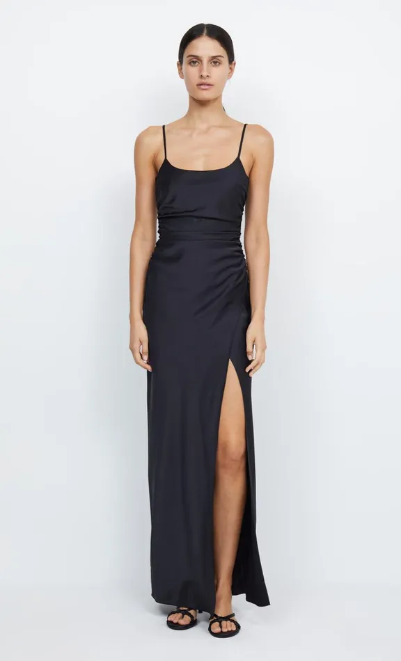 Women Maxi Dresses Bec Bridge ETERNITY SCOOP MAXI DRESS 8211 BLACK