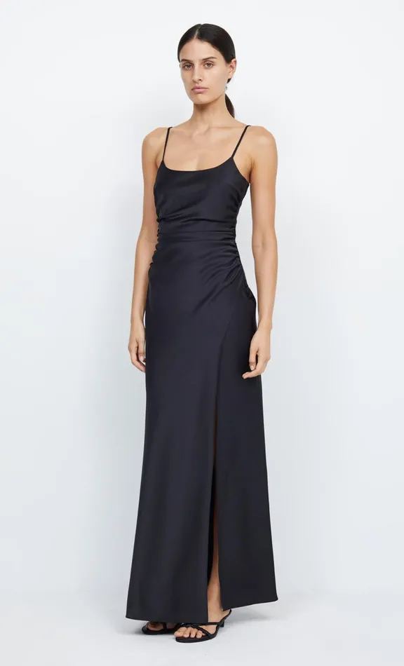 Women Maxi Dresses Bec Bridge ETERNITY SCOOP MAXI DRESS 8211 BLACK