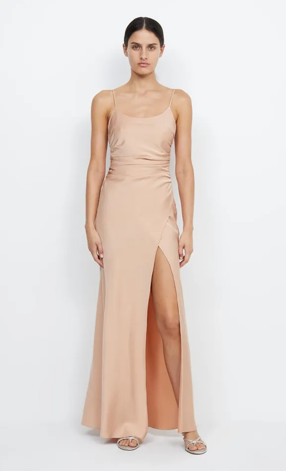 Women Maxi Dresses Bec Bridge ETERNITY SCOOP MAXI DRESS 8211 ROSE GOLD