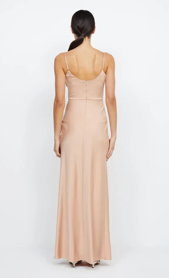 Women Maxi Dresses Bec Bridge ETERNITY SCOOP MAXI DRESS 8211 ROSE GOLD