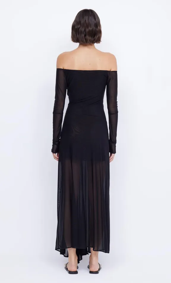 Women Maxi Dresses Bec Bridge ISADORA LONG SLEEVE DRESS 8211 BLACKBLACK