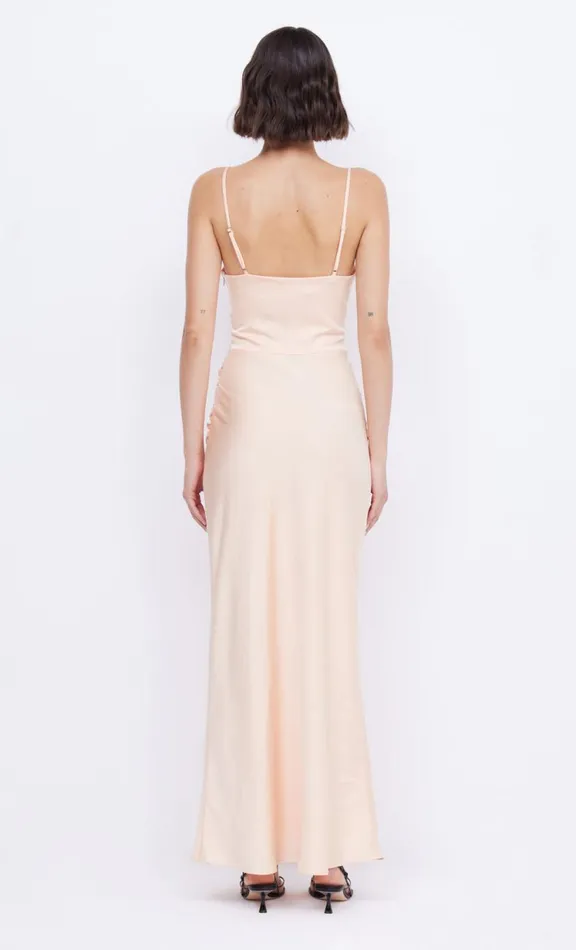 Women Maxi Dresses Bec Bridge MARI LOU KNOT DRESS 8211 PEACH