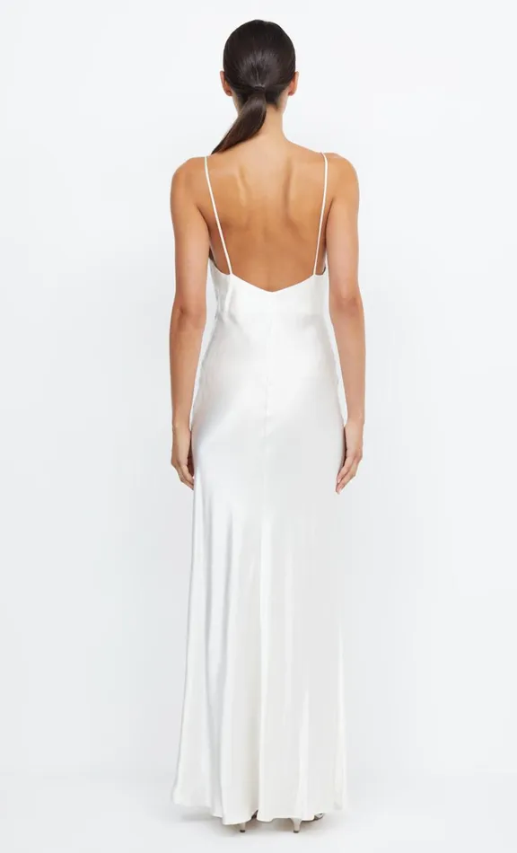 Women Maxi Dresses Bec Bridge MOON DANCE V MAXI DRESS 8211 IVORY