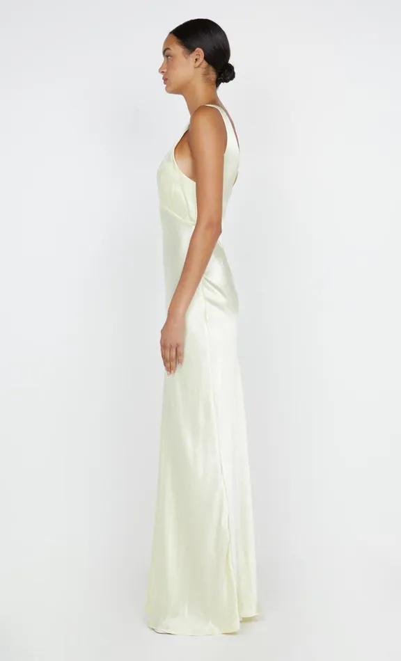 Women Maxi Dresses Bec Bridge MOON DANCE VERONA DRESS 8211 ICE YELLOW