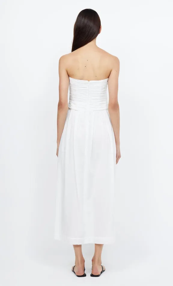 Women Maxi Dresses Bec Bridge PALMER STRAPLESS MAXI 8211 IVORY