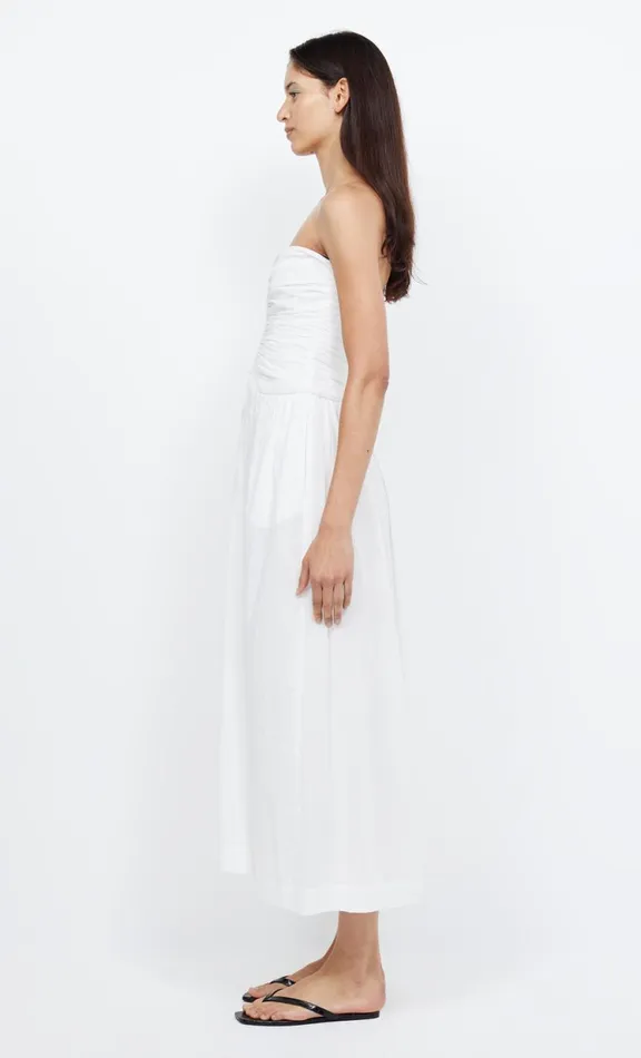 Women Maxi Dresses Bec Bridge PALMER STRAPLESS MAXI 8211 IVORY