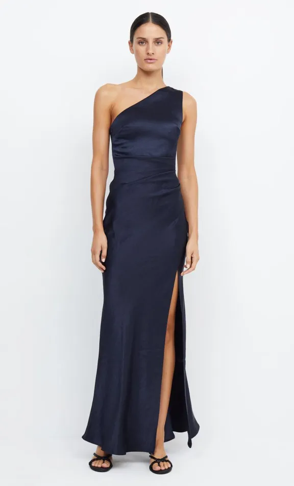 Women Maxi Dresses Bec Bridge THE DREAMER ASYM DRESS 8211 INK