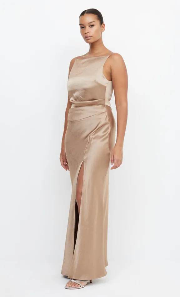 Women Maxi Dresses Bec Bridge THE DREAMER MAXI DRESS 8211 GOLDEN