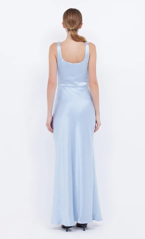 Women Maxi Dresses Bec Bridge THE DREAMER SQUARE NECK DRESS 8211 DUSTY BLUE