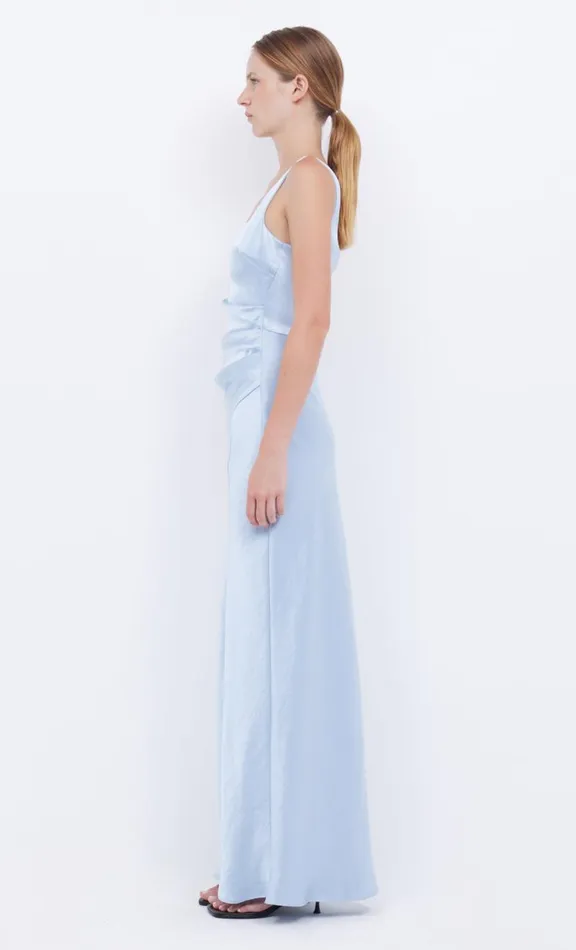 Women Maxi Dresses Bec Bridge THE DREAMER SQUARE NECK DRESS 8211 DUSTY BLUE