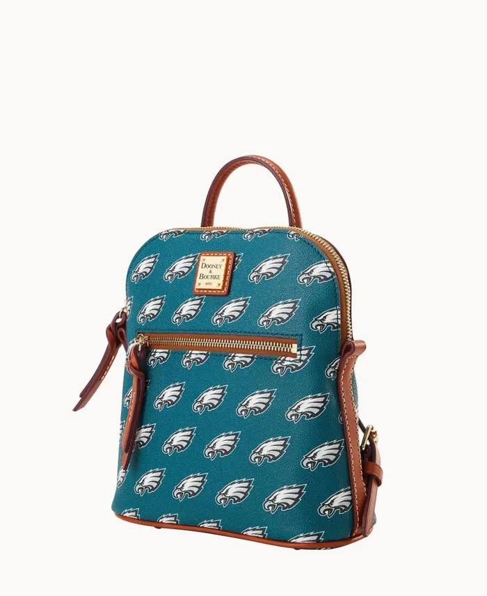 WomenMen Backpacks Dooney and Bourke NFL Eagles Small Backpack Eagles