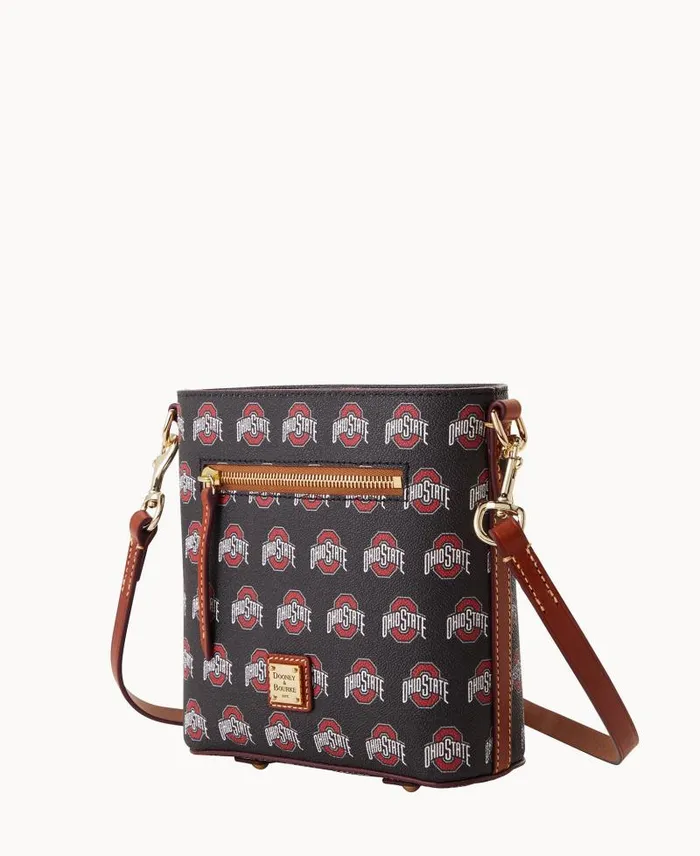 WomenMen Crossbodies Dooney and Bourke Collegiate Ohio State University Small Zip Crossbody Ohio State WomenMen Crossbodies Dooney and Bourke Collegiate Ohio State University Small Zip Crossbody Ohio State