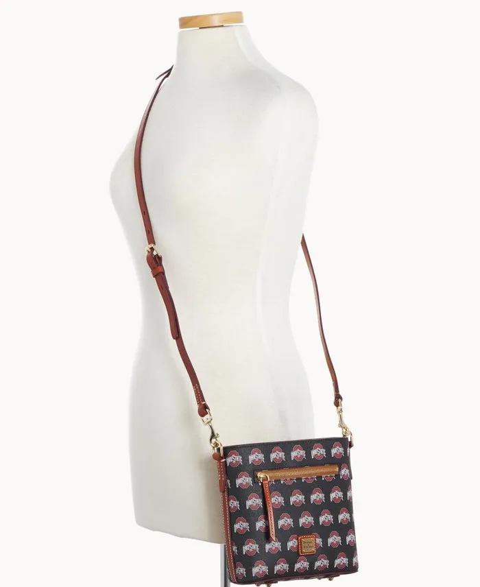 WomenMen Crossbodies Dooney and Bourke Collegiate Ohio State University Small Zip Crossbody Ohio State WomenMen Crossbodies Dooney and Bourke Collegiate Ohio State University Small Zip Crossbody Ohio State