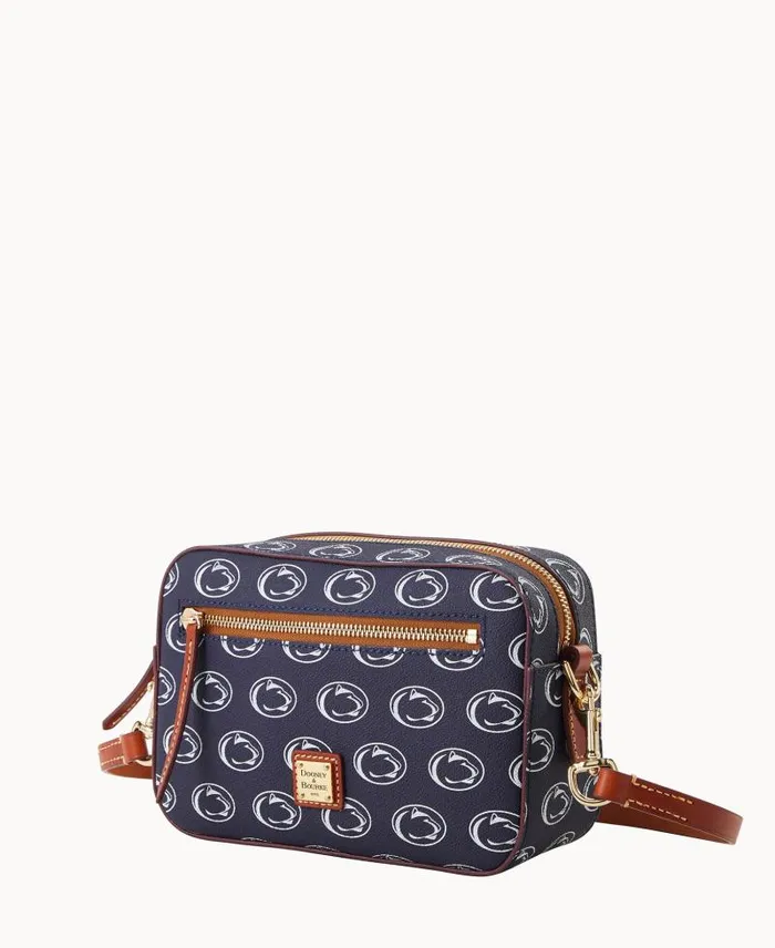 WomenMen Crossbodies Dooney and Bourke Collegiate Penn State University Camera Zip Crossbody Penn State