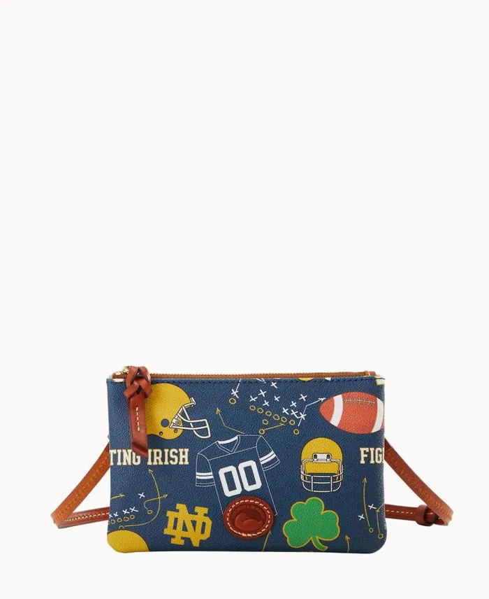 WomenMen Crossbodies Dooney and Bourke Collegiate University Of Notre Dame Top Zip Crossbody University Of Notre Dame WomenMen Crossbodies Dooney and Bourke Collegiate University Of Notre Dame Top Zip Crossbody University Of Notre Dame