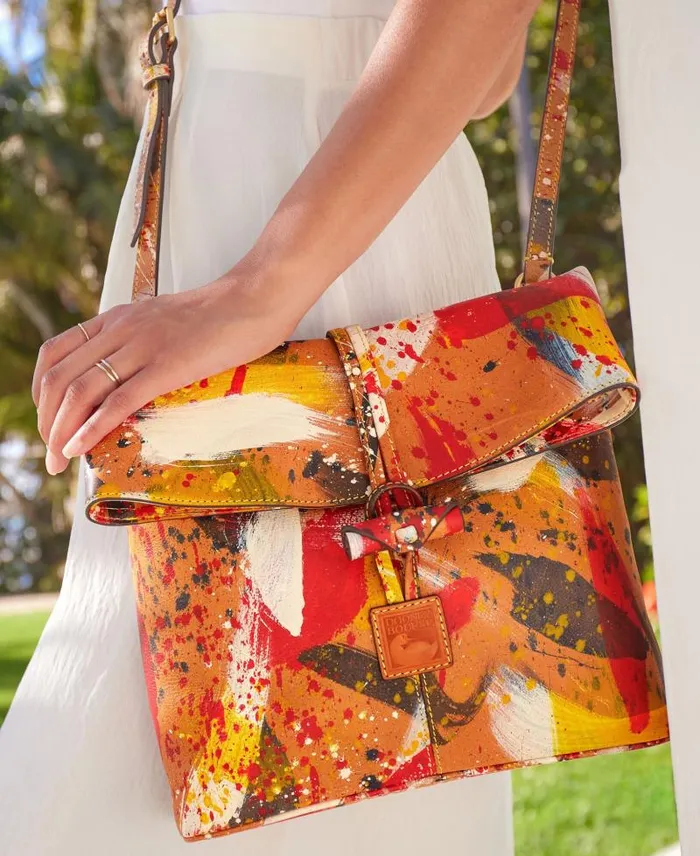 WomenMen Crossbodies Dooney and Bourke Florentine Dipinta Medium Toggle Crossbody Natural WomenMen Crossbodies Dooney and Bourke Florentine Dipinta Medium Toggle Crossbody Natural