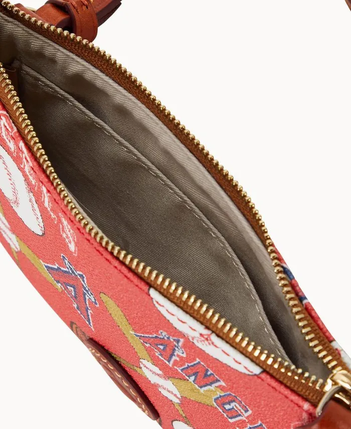 WomenMen Crossbodies Dooney and Bourke MLB Angels Top Zip Crossbody Angels