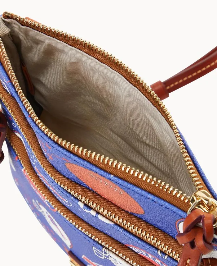 WomenMen Crossbodies Dooney and Bourke NFL Bills N S Triple Zip Crossbody Bills WomenMen Crossbodies Dooney and Bourke NFL Bills N S Triple Zip Crossbody Bills