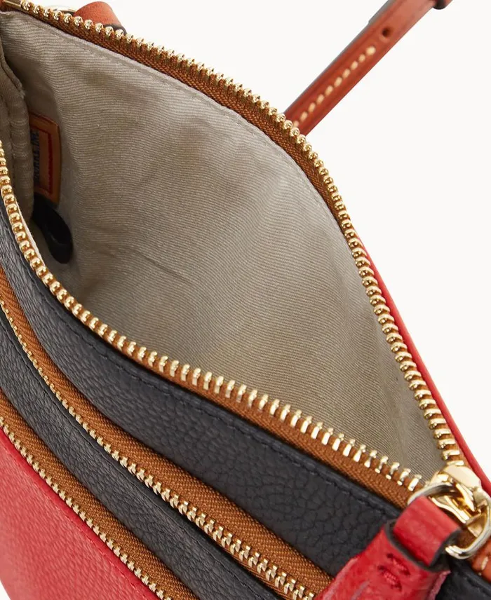 WomenMen Crossbodies Dooney and Bourke NFL Chiefs Triple Zip Crossbody Chiefs WomenMen Crossbodies Dooney and Bourke NFL Chiefs Triple Zip Crossbody Chiefs