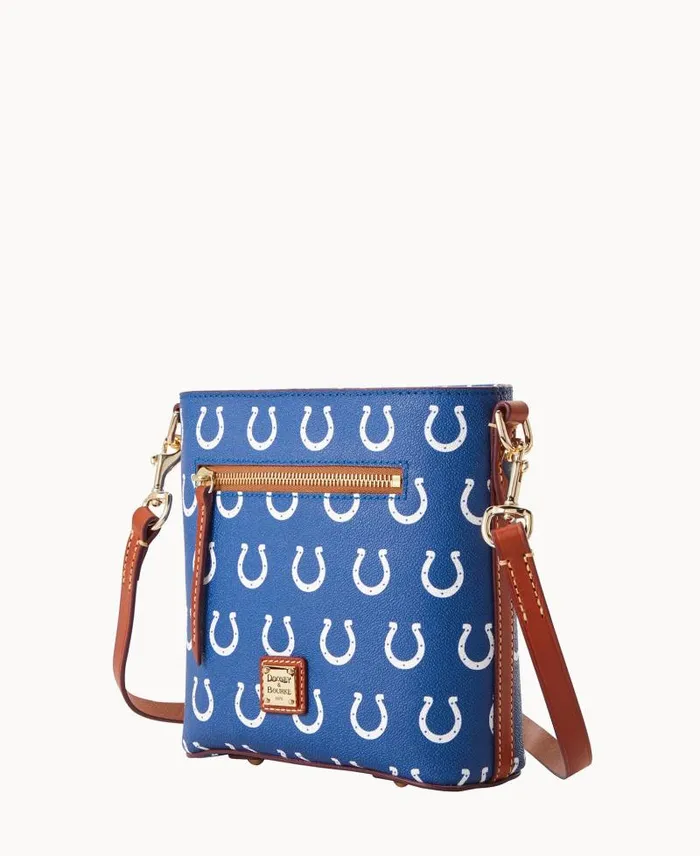 WomenMen Crossbodies Dooney and Bourke NFL Colts Small Zip Crossbody Colts