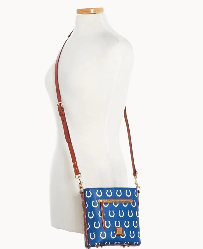 WomenMen Crossbodies Dooney and Bourke NFL Colts Small Zip Crossbody Colts