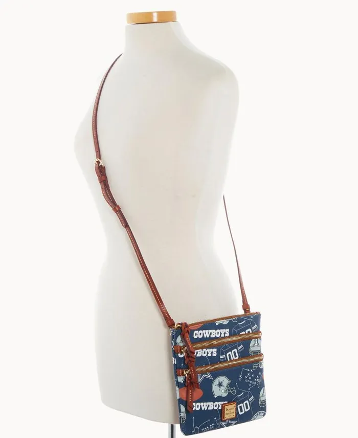 WomenMen Crossbodies Dooney and Bourke NFL Cowboys N S Triple Zip Crossbody Cowboys WomenMen Crossbodies Dooney and Bourke NFL Cowboys N S Triple Zip Crossbody Cowboys