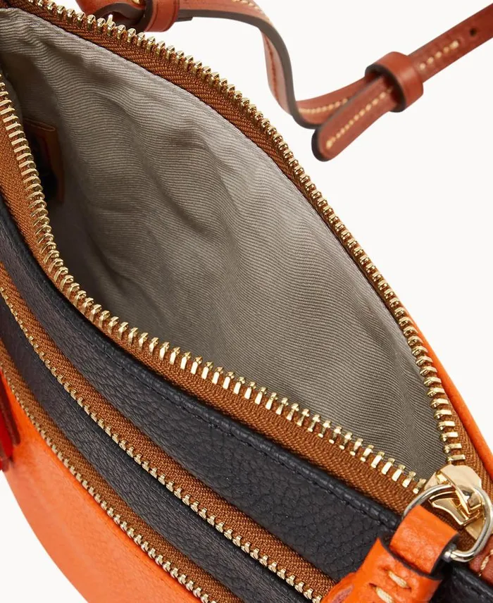 WomenMen Crossbodies Dooney and Bourke NFL Dolphins Triple Zip Crossbody Dolphins WomenMen Crossbodies Dooney and Bourke NFL Dolphins Triple Zip Crossbody Dolphins