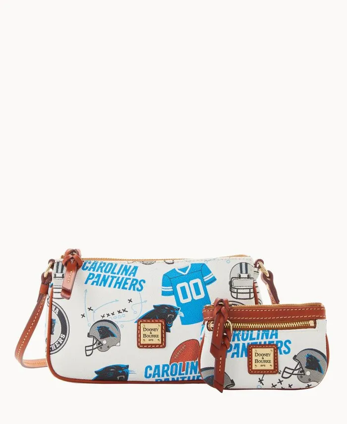 WomenMen Crossbodies Dooney and Bourke NFL Panthers Lexi Crossbody Sm Coin Case Panthers WomenMen Crossbodies Dooney and Bourke NFL Panthers Lexi Crossbody Sm Coin Case Panthers