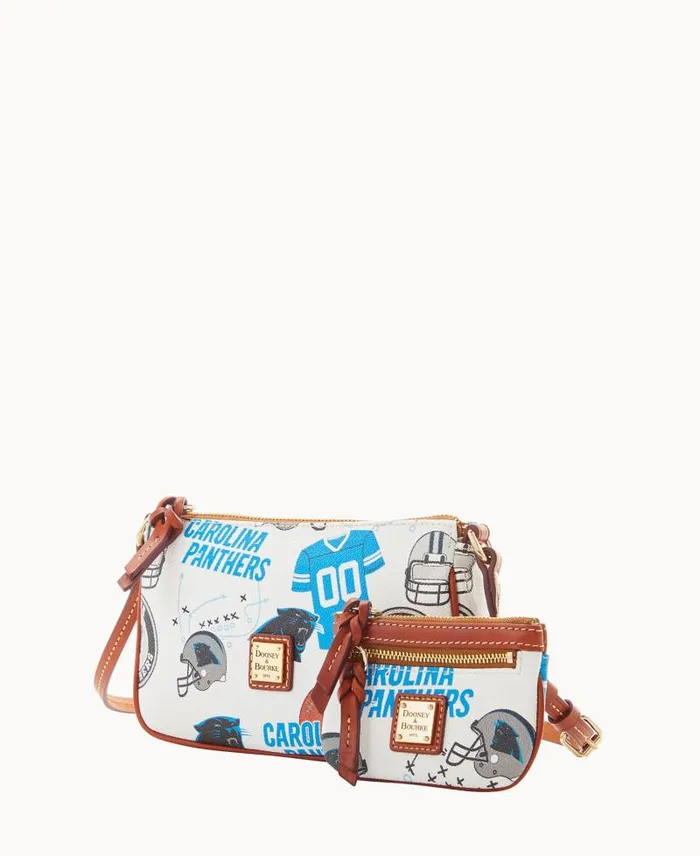 WomenMen Crossbodies Dooney and Bourke NFL Panthers Lexi Crossbody Sm Coin Case Panthers WomenMen Crossbodies Dooney and Bourke NFL Panthers Lexi Crossbody Sm Coin Case Panthers