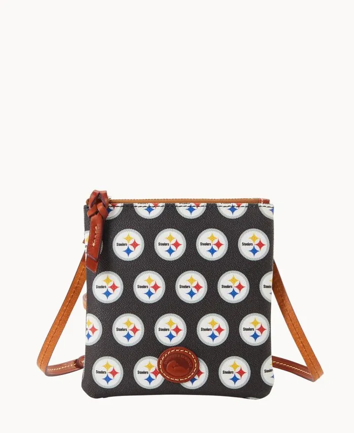 WomenMen Crossbodies Dooney and Bourke NFL Steelers Small North South Top Zip Crossbody Steelers WomenMen Crossbodies Dooney and Bourke NFL Steelers Small North South Top Zip Crossbody Steelers