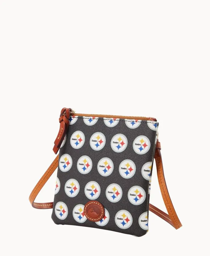 WomenMen Crossbodies Dooney and Bourke NFL Steelers Small North South Top Zip Crossbody Steelers WomenMen Crossbodies Dooney and Bourke NFL Steelers Small North South Top Zip Crossbody Steelers