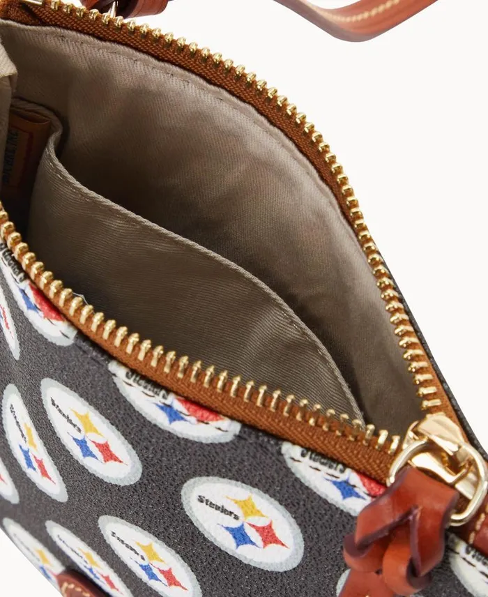 WomenMen Crossbodies Dooney and Bourke NFL Steelers Small North South Top Zip Crossbody Steelers WomenMen Crossbodies Dooney and Bourke NFL Steelers Small North South Top Zip Crossbody Steelers