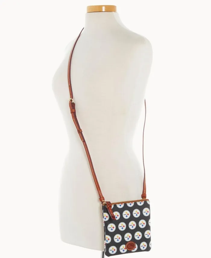 WomenMen Crossbodies Dooney and Bourke NFL Steelers Small North South Top Zip Crossbody Steelers WomenMen Crossbodies Dooney and Bourke NFL Steelers Small North South Top Zip Crossbody Steelers