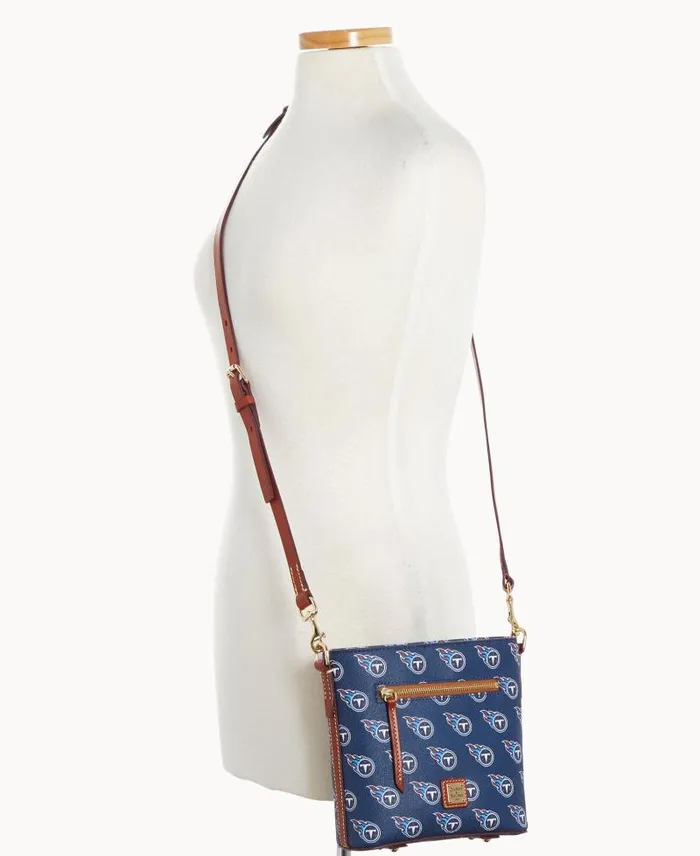 WomenMen Crossbodies Dooney and Bourke NFL Titans Small Zip Crossbody Titans WomenMen Crossbodies Dooney and Bourke NFL Titans Small Zip Crossbody Titans