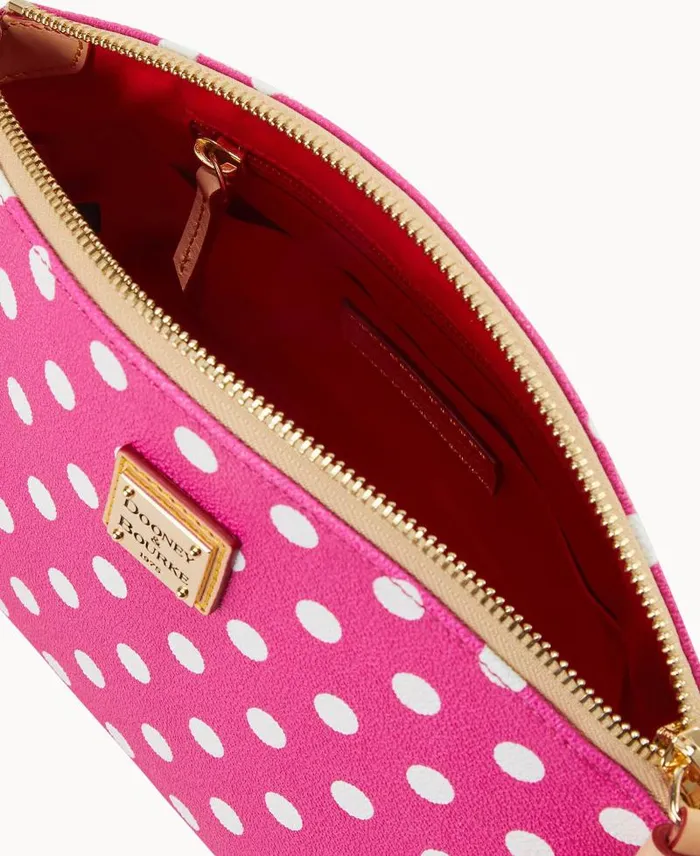 WomenMen Crossbodies Dooney and Bourke Polka Dot Robin Crossbody Fuchsia