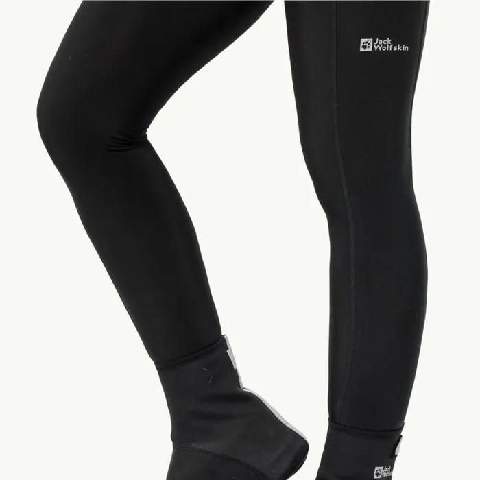 WomenMen Jack Wolfskin Hats MOROBBIA GAITER 8211 Black 4143 8211 Cycling Overshoes
