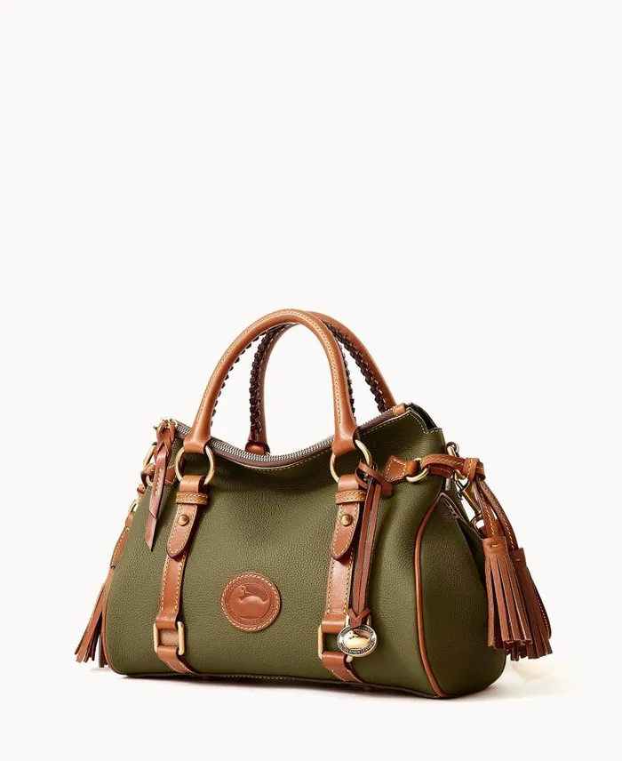WomenMen Satchels Dooney and Bourke All Weather Leather 30 Satchel 30 Green