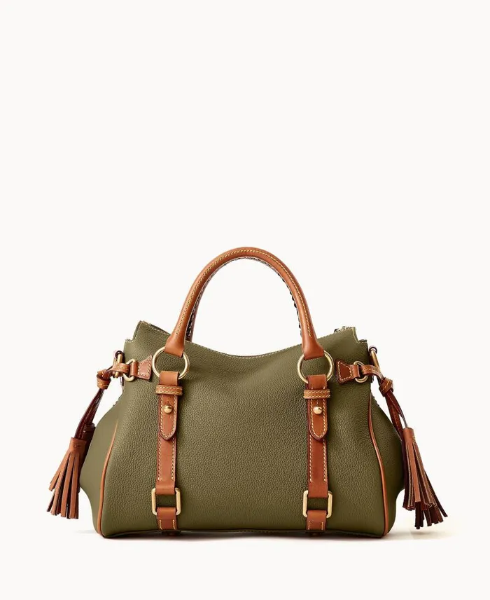 WomenMen Satchels Dooney and Bourke All Weather Leather 30 Satchel 30 Green