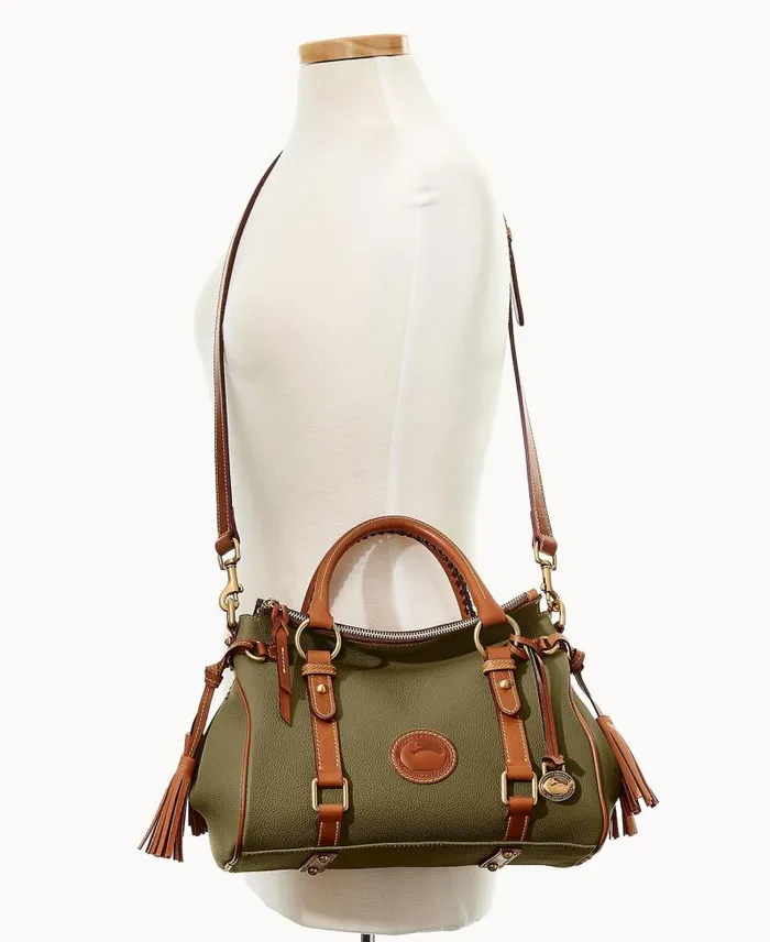 WomenMen Satchels Dooney and Bourke All Weather Leather 30 Satchel 30 Green